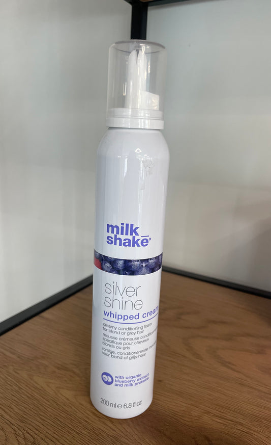 Silver Shine Whipped cream leave in foam
